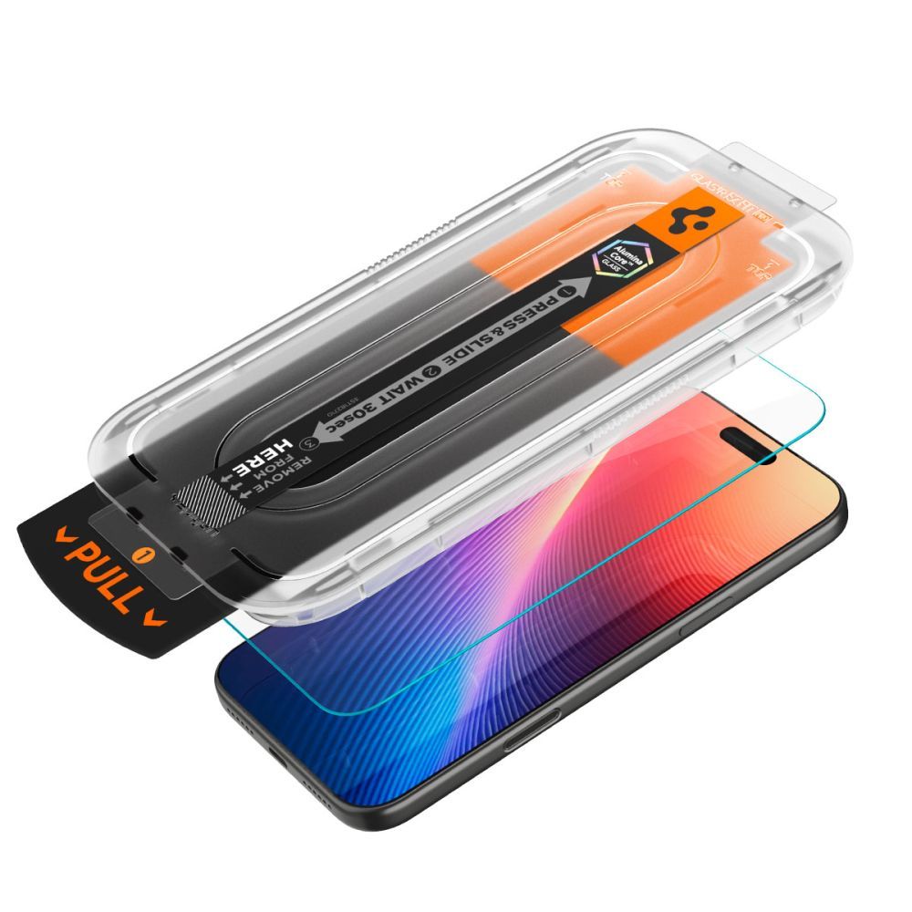 Spigen Glas.tR EZ Fit Pro kaljeno staklo za iPhone 16 Pro Max/17 Pro Max - clear slika 3