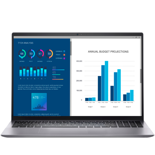 Dell Vostro 5640, 16" FHD+ (1920x1200), Intel Core 5 120U (12MB, 5.0GHz), 16GB (2x8GB) DDR5, M.2 1TB PCIe, Intel Graphics, WiFi, BT, HDMI, USB-C (DP/PD), 2xUSB-A, RJ-45, FHD Cam, Mic, Backlit kb, Win11Pro, 3Y PS NBD slika 1