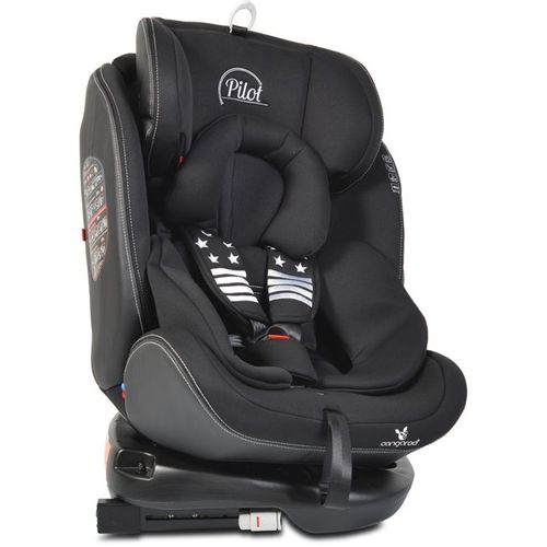 Cangaroo Rotirajuća Auto-sjedalica Pilot 0-36kg Isofix, Black slika 5