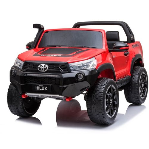 Licencirana Toyota Hilux crvena lakirana - auto na akumulator slika 2