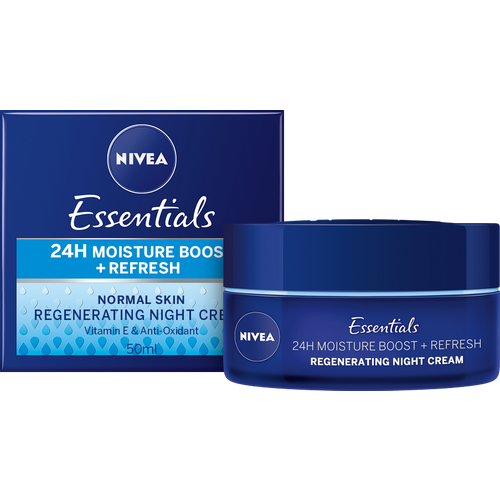 NIVEA Essentials 24h Moisture noćna krema za lice 50ml slika 1