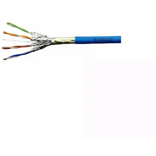 FTP cable CAT 6A F/FTP - 500 Mhz, 4x2xAWG-23, LSOH plavi Schrack HSEKP423HA slika 1