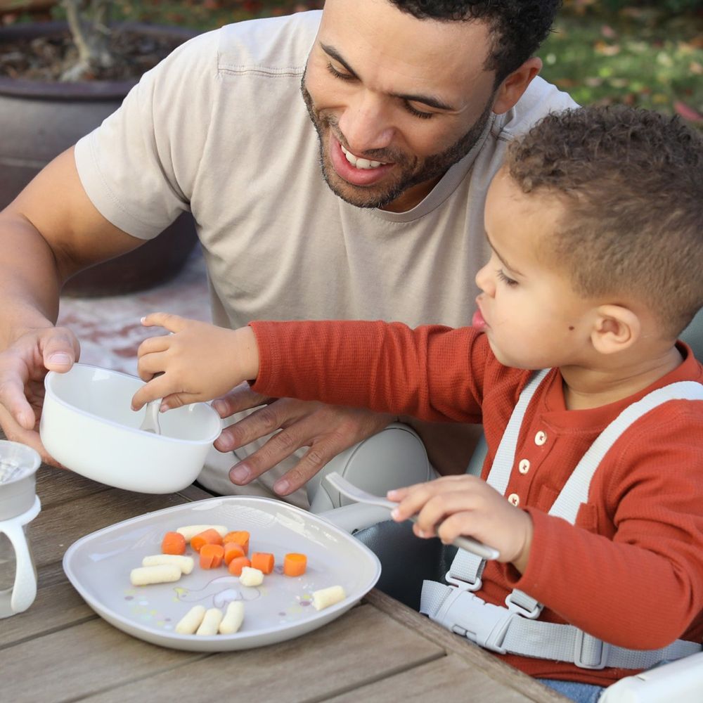 Chicco Dječiji set za jelo Baby's Dish, Grey slika 7