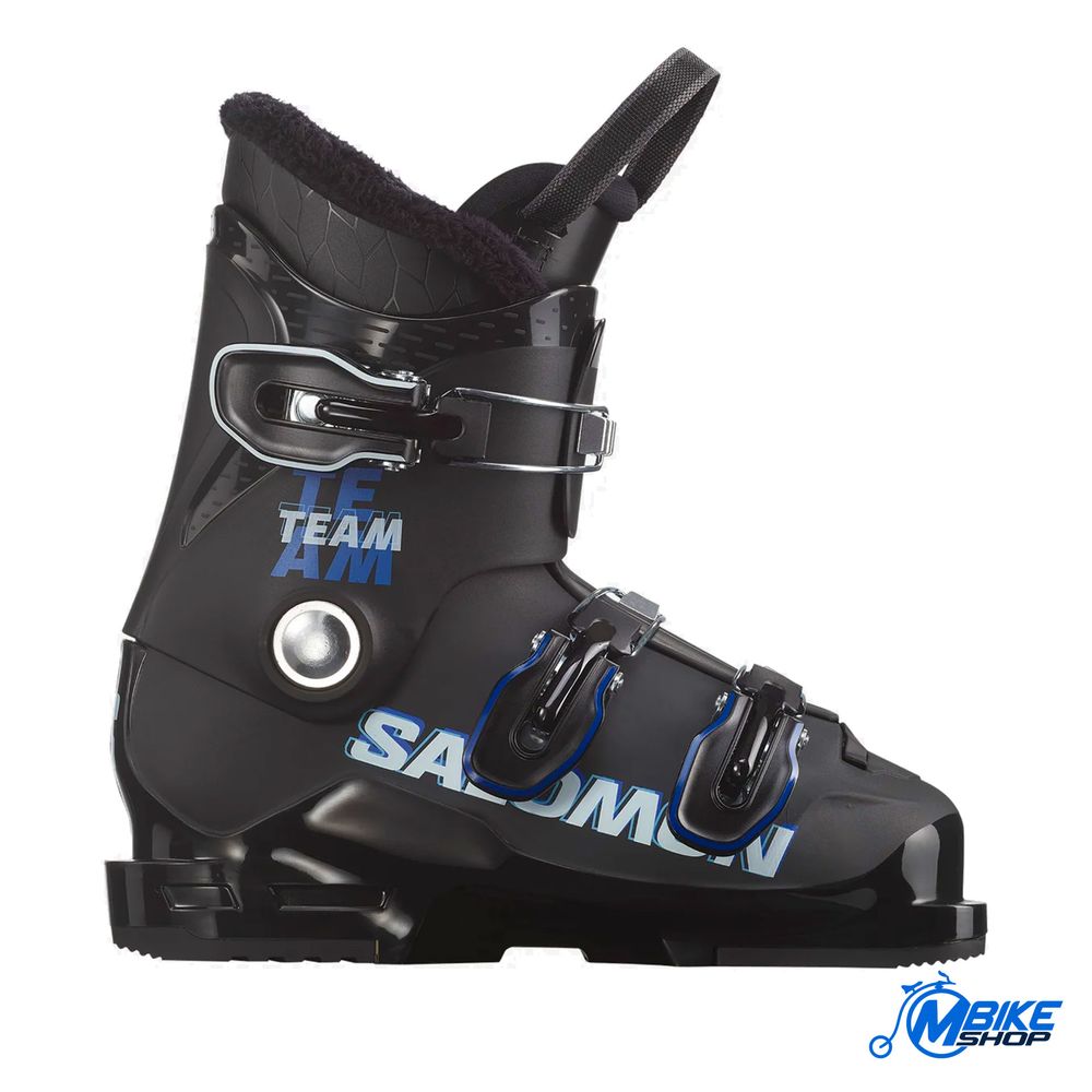 Salomon Dječije pancerice Team T3, Black/Race Blue/White slika 1