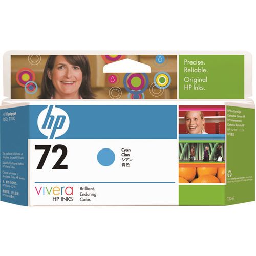 HP 72 ink cyan Vivera 130ml C9371A slika 1