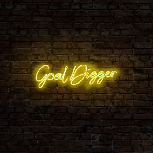 Wallity Ukrasna plastična LED rasvjeta, Goal Digger - Yellow slika 10