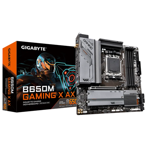 GIGABYTE B650M GAMING X AX, DDR5, SATA3, USB3.2Gen2, DP, 2.5GbE, WiFi 6E, AM5 mATX slika 1