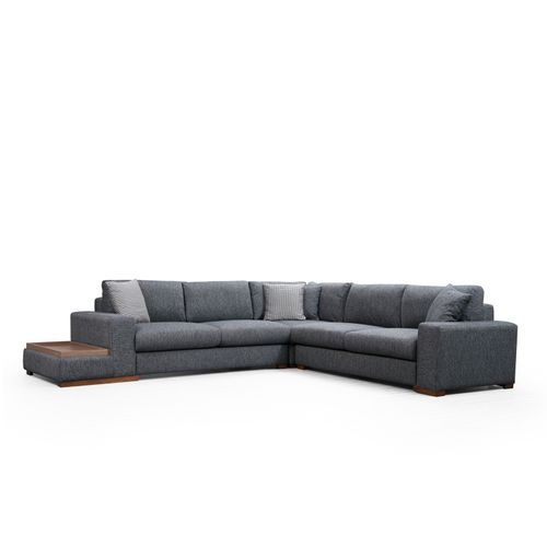 Atelier Del Sofa Kutna garnitura, Antracit, Loop 6 slika 6