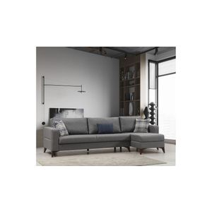 Kristal 3+Corner - Dark Grey Dark Grey Corner Sofa-Bed