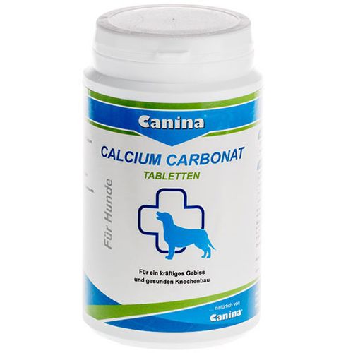 Canina Calcium Carbonat Tabletten, Kalcij Karbonat tablete za snažne kosti i zube pasa, 350g (350 tableta) slika 1