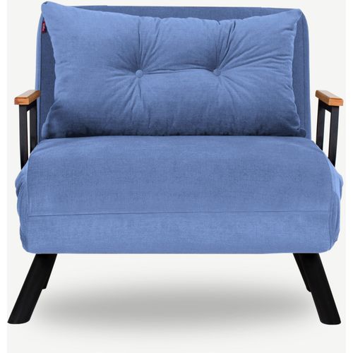 Atelier Del Sofa Fotelja na razvlačenje, Plava, Sando Single - Blue slika 2
