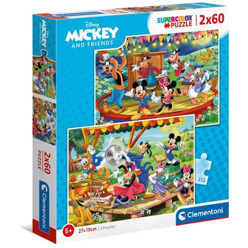 Clementoni Puzzle 2X60 Mickey And Friends =2020= slika 1