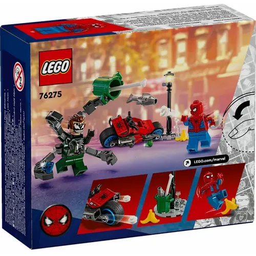 Lego Super Heroes Marvel Motorcycle Chase  Spiderman Vs Doc Ock slika 3