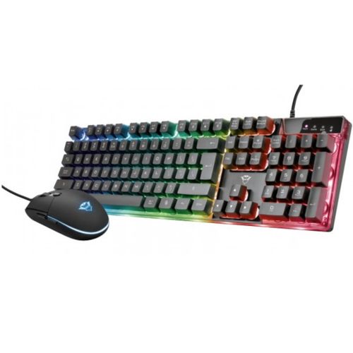 Trust tastatura+miš GXT 838 AZOR žični set gaming crna slika 1