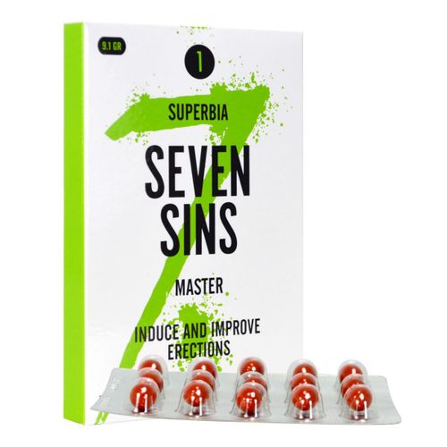 Afrodizijak za muškarce Seven Sins - Master, 15 kom slika 3