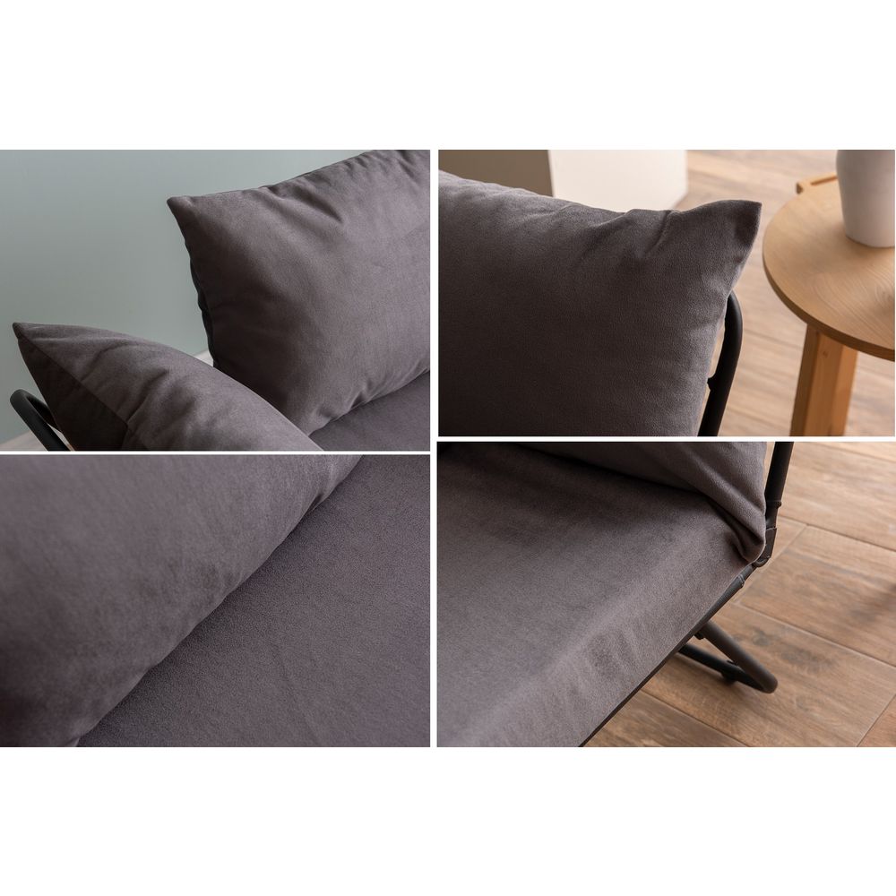 Viper 2-Sjedalni - Siva Sofa na Razvlačenje slika 6