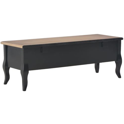 280051 TV Cabinet Black 100x35x35 cm Wood slika 10