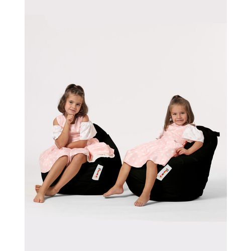 Atelier Del Sofa Vreća za sjedenje, Premium Kids - Black slika 7