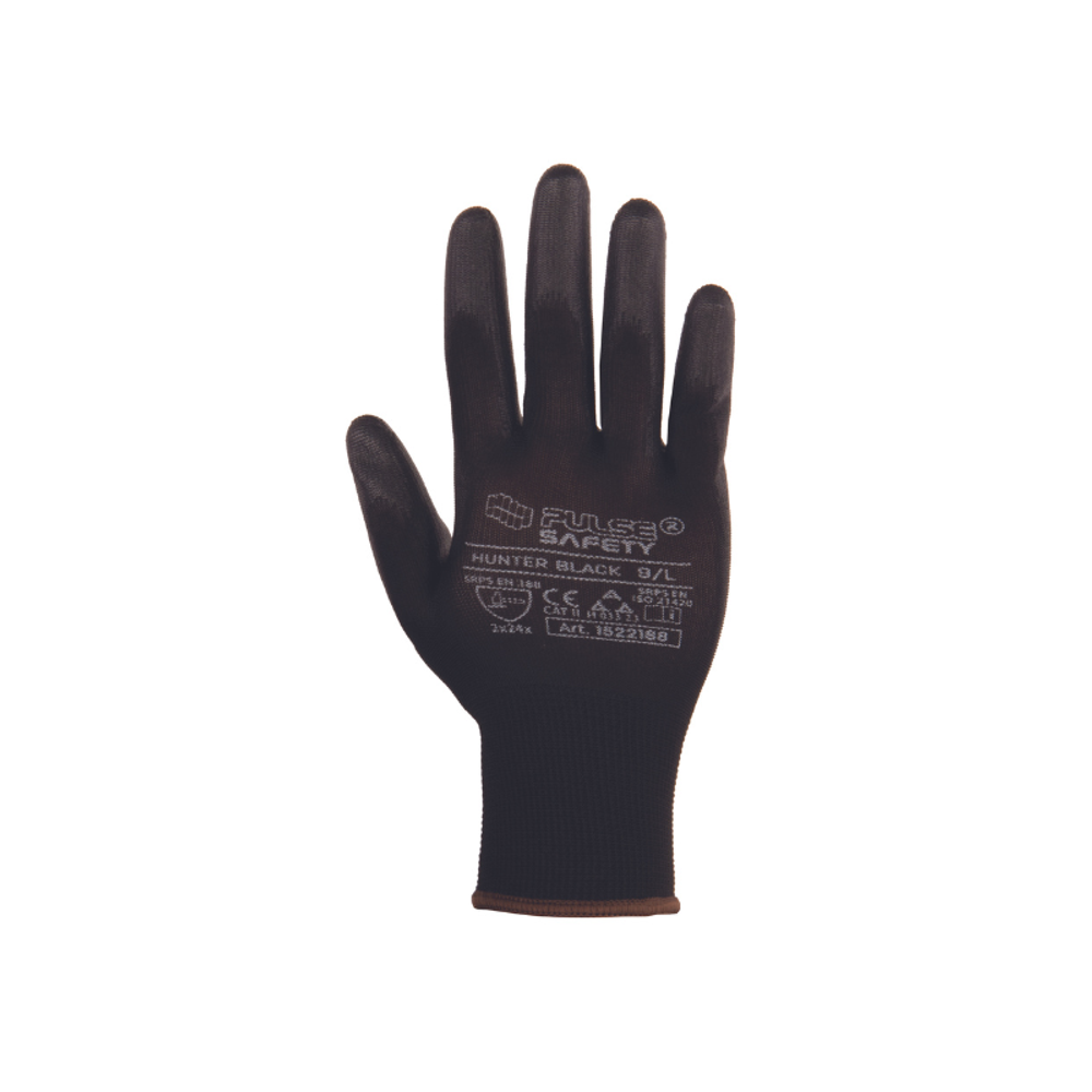 Pulse Zaštitne rukavice Hunter Black, PU, Vel. 9 slika 1