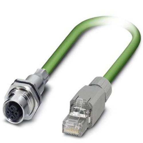 Phoenix Contact 1404368 M12 / RJ45 mrežni kabel, Patch kabel cat 5, cat 5e SF/UTP 1.00 m zelena  1 St. slika 2