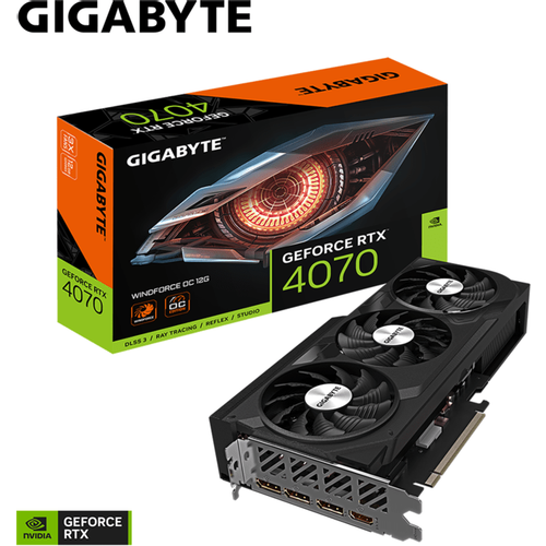 Gigabyte VGA 4070 WindForce 12GB GDDR6 slika 1