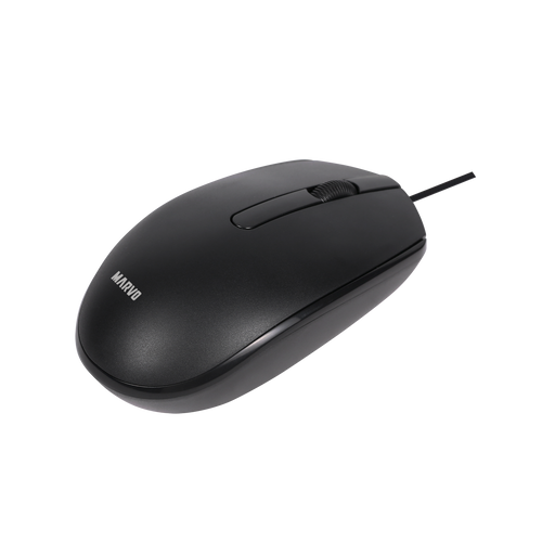 MARVO OFFICE MS003 BK WIRED MOUSE slika 3