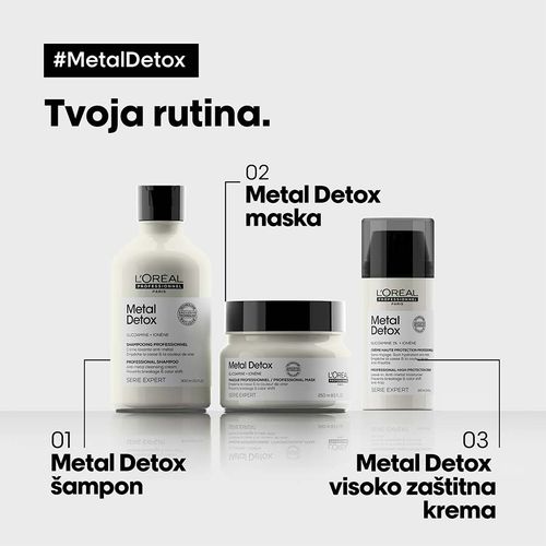 L'Oreal Professionnel Paris Metal Detox Profesionalni kremasti šampon za čišćenje protiv metala, 300 ml slika 5