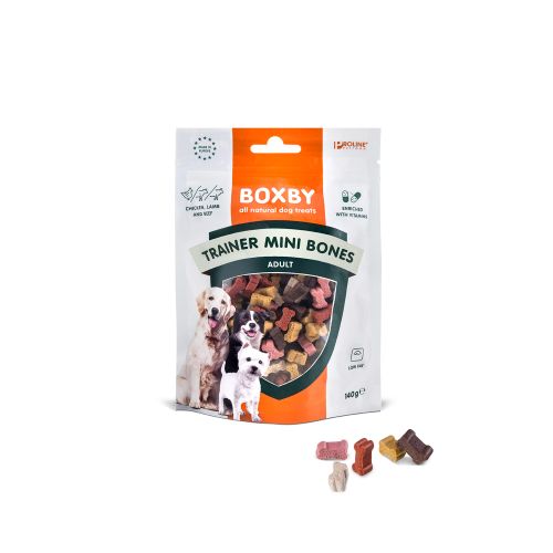 Boxby poslastica trainer mini kosti 140 g slika 1