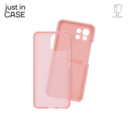 2u1 Extra case MIX paket PINK za Mi11 Lite 5G slika 1