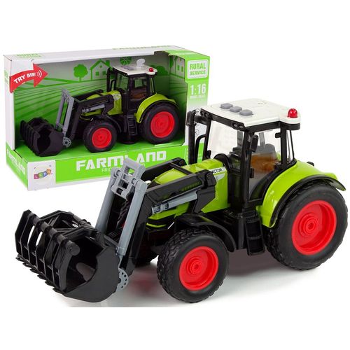 Multifunkcionalni traktor sa žlicom 1:16 zeleni slika 1