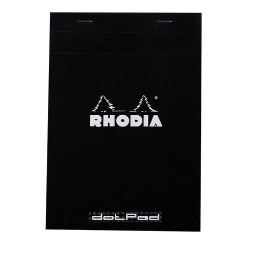 Clairefontaine blok Rhodia A5 80gr 80L, crna boja, dotpad (točkice) slika 6