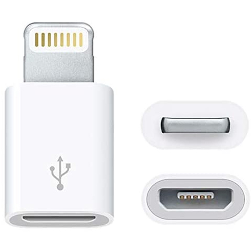 Adapter OTG micro USB na iPhone lightning beli slika 1