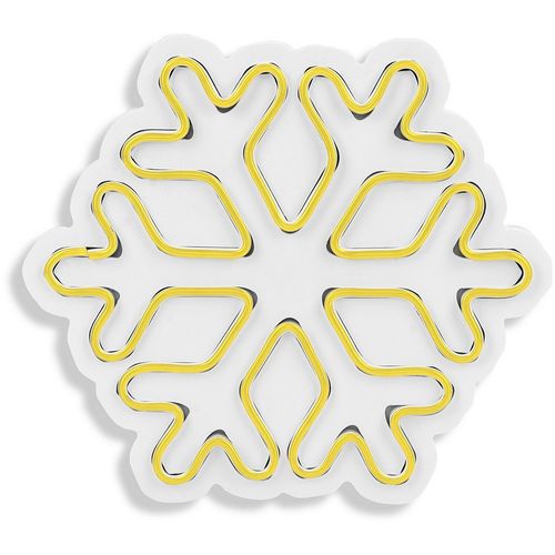Wallity Ukrasna plastična LED rasvjeta, Snowflake - Yellow slika 15