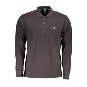 US GRAND POLO MEN'S LONG SLEEVED POLO GRAY