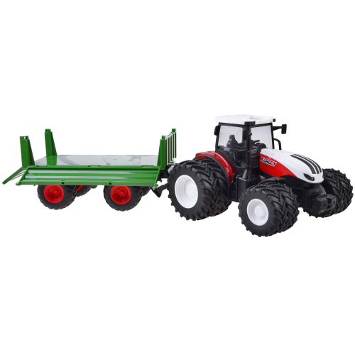 Traktor na daljinsko upravljanje sa zelenom prikolicom RC0602 slika 8