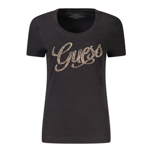 GUESS JEANS SHORT SLEEVE T-SHIRT WOMEN BLACK slika 1