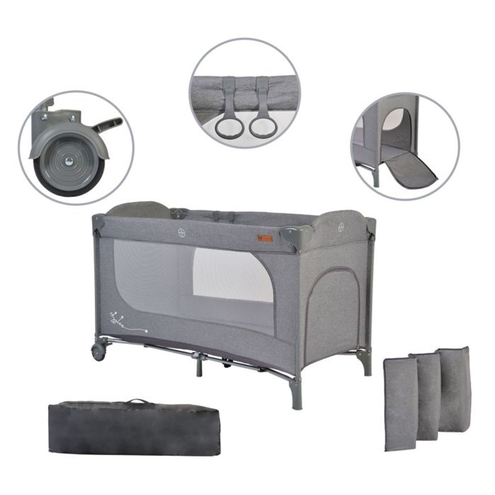 Cangaroo Vikend krevetac Skyglow1, Sivi slika 8