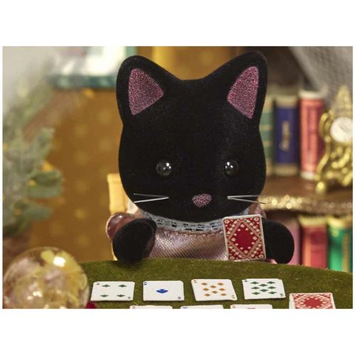 Sylvanian Midnight Cat Family slika 3