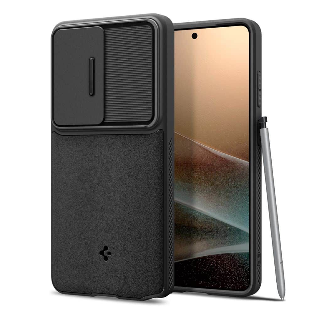 Spigen Optic Armor maska za Samsung Galaxy S26 Ultra crna slika 1