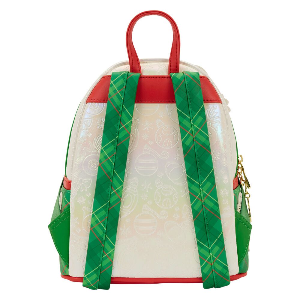 Disney Loungefly ruksak Holiday Stitch 26 cm slika 5