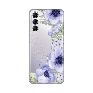 Torbica Silikonska Print Skin za Samsung A145R Galaxy A14 4G Blue Roses