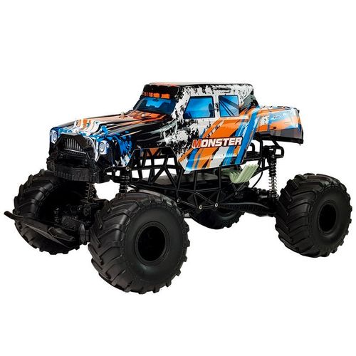 Buggy na daljinsko upravljanje Monster X 2.4G 4x4 57cm - narančasto/plavi slika 3