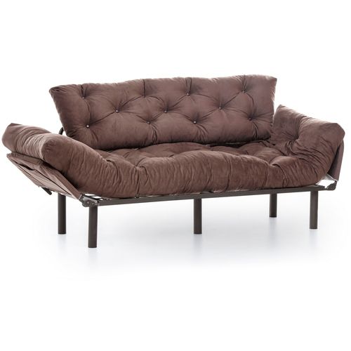 Atelier Del Sofa Trosjed na razvlačenje, Smeđa, Nitta Triple - Brown slika 8