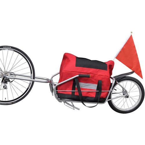 Prikolica za bicikle s torbom za pohranu slika 2
