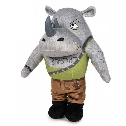 Ninja Turtles Mutant Mayhem Rocksteady plush toy 28cm slika 1