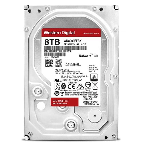 WD 8TB 3.5" SATA III 256MB 7.200rpm WD8003FFBX Red Pro hard disk slika 1