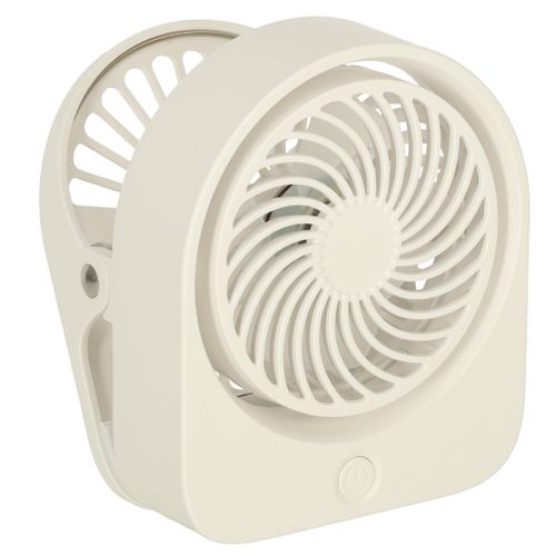 Mini ventilator s kopčom - bijeli slika 2