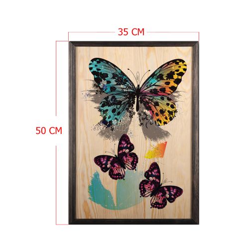 Wallity Drvena uokvirena slika, Butterfly Dream slika 3