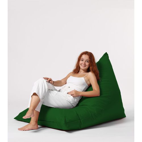 Pyramid Big Bed Pouf - Green Green Garden Bean Bag slika 7