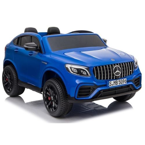 Licencirani auto na akumulator Mercedes GLC 63S QLS 4x4 - dvosjed - plavi/lakirani slika 1